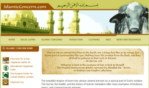 Site web de l'association Islamic Concern For Animal