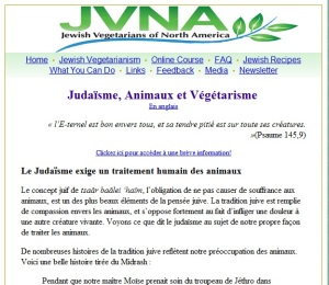 Jewish Vegetarians of North America (Juifs végétariens d'Amérique du Nord)